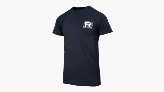 Mikko Salo V8 Shirt - Blue - Rogue Logo T-Shirt - CrossFit | Rogue